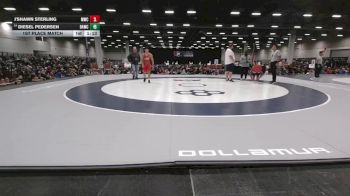 150 lbs 1st Place Match - J'Shawn Sterling, MWC Wrestling Academy vs Diesel Pedersen, Broken Arrow Wrestling Club