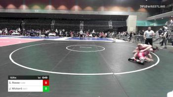 132 lbs Consi Of 32 #1 - Syhire Roosa, Yukon - B vs Josiah Wickard, Centennial