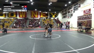 115 lbs Round 2 - Bridgette Soliz, Beat The Streets LA vs Leah Perez, Animal House