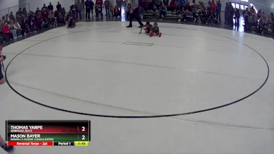 23 lbs Quarterfinal - Thomas Yarpe, Nebraska Boyz vs Mason Bayer, Howells-Dodge Consolidated