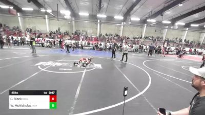 46 lbs Final - Colten Black, Ravage WC vs Wyatt McNicholas, High Elevation WC
