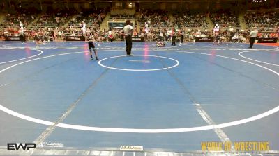 46 lbs Consi Of 16 #2 - Andres Morales, Cory Clark Wrestling vs Trey Sanders, Mat Assassins