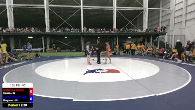 95 lbs Isabela Lobeto, Florida vs Khloe Buckholdt, Maryland