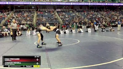 2A 157 lbs Semifinal - Cole Prichard, Morehead vs Connor Ridgell, Wilkes Central