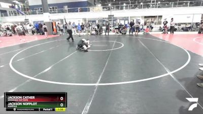 97 lbs Cons. Round 2 - Jackson Cather, Dinwiddie Mat Rats vs Jackson Nofplot, Norfolk