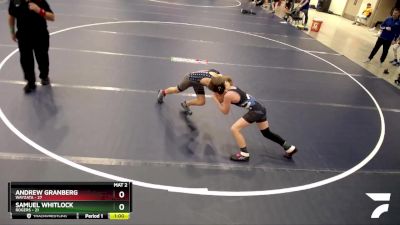 88 lbs Finals (2 Team) - Andrew Granberg, Wayzata vs Samuel Whitlock, Rogers