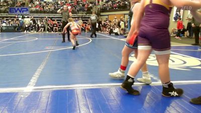 100 lbs Rr Rnd 2 - Blakely Harak, Hennessey Takedown Club vs Berklyn Fields, Cowboy Wrestling Club