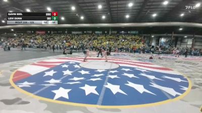 125 lbs Cons. Round 3 - Gavin Biel, Dakota Boyz Wrestling Club vs Levi Dunn, Darkhorse Wrestling Club