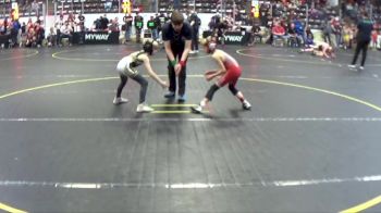 54 lbs Cons. Round 3 - Ryder Luton, Grosse Ile WC vs Emmett Madry, Bellevue WC