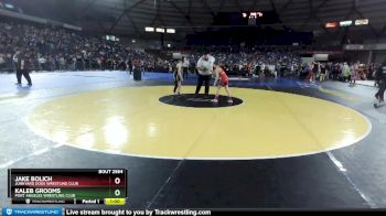 87 lbs Champ. Round 2 - Jake Bolich, Junkyard Dogs Wrestling Club vs Kaleb Grooms, Port Angeles Wrestling Club