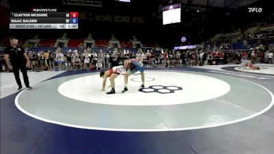 157 lbs Cons. Rd Of 64 - Clayton McGuire, AK vs Isaac Balden, NV