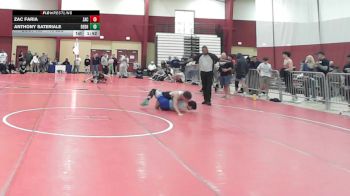 113 lbs Consi Of 8 #1 - Zac Faria, Zac vs Anthony Sateriale, Dedham