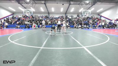 130 lbs Quarterfinal - Larra Mullin, Bixby Girls HS vs Tamieka Taitingfong, Muskogee