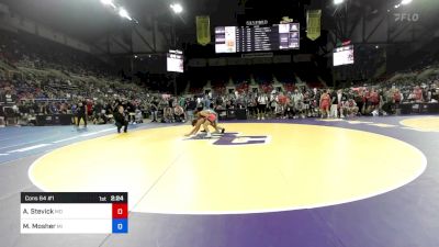 126 lbs Cons 64 #1 - Austin Stevick, MO vs Malaki Mosher, MI