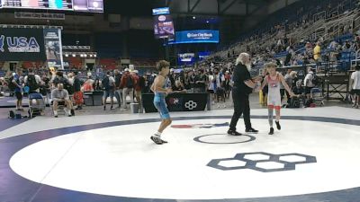 88 lbs Cons. Quarters - Rylan Halverson, Iowa vs Zander Melendez, California