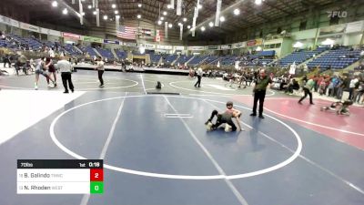 70 lbs 5th Place - Bentlee Galindo, Tnwc vs Noah Rhoden, Western Slope Warriors