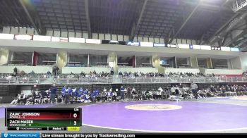 126 lbs Round 1 (4 Team) - Zach Masek, Lincoln East vs Zaiac Johnson, Norfolk