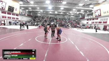 285 lbs Cons. Round 3 - Joshua Ostler, Palo Verde vs Joseph Sarmiento, Durango NV