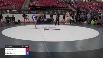 92 kg Cons 16 #2 - Carter Vannest, Vasky Bros\Pitman Wrestling Club vs Samuel Stockton, GRIT Athletics Wrestling Club