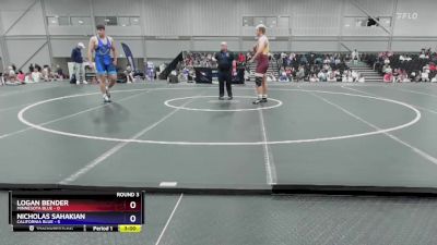 285 lbs Round 3 (8 Team) - Logan Bender, Minnesota Blue vs Nicholas Sahakian, California Blue