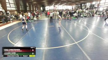 110 lbs Champ. Round 2 - Louden Eure, Charger Wrestling Club vs Cole Christensen, Sanderson Wrestling Academy