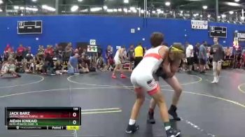 135 lbs Round 1 (6 Team) - Jack Barz, Untouchables Purple vs Aidan Kinkaid, Elite Athletic Club
