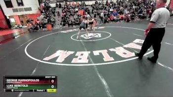 120 lbs Quarterfinal - Luke Berktold, LIBERTYVILLE vs George Marinopoulos, Chicago (MARIST)