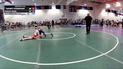 105 lbs Cons. Semi - Barrett Stemberger, Impact Wrestling Academy vs Harley Mann, Virginia Team Predator
