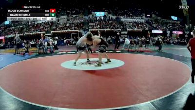 Cons. Round 2 - Gavin Schmele, Broadwater (Townsend) vs Jacob Schauer, Florence-Carlton