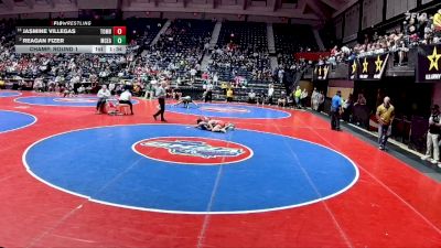 110 lbs Champ. Round 1 - Jasmine Villegas, Toombs County vs Reagan Fizer, McEachern