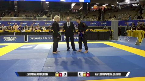 Zain Ahmad Chaudhry vs Mateo Echavarria Guzman 2026 Pan Jiu Jitsu IBJJF Championship