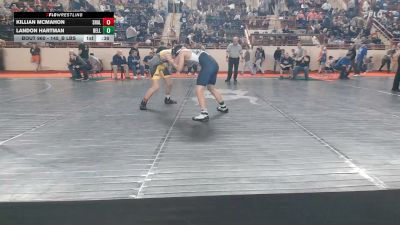 145_B lbs Consi Of 16 #2 - Killian McMahon, Shaler vs Landon Hartman, Bellwood-Antis