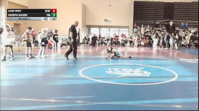 57 lbs Rr Rnd 5 - Liam Wint, Washington Twp - ESC vs Joseph Bader, Triumph Maze ESC