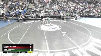 132 lbs Cons. Round 2 - Logan Holmes, Uintah vs Bryce Barnes, Snow Canyon