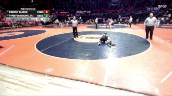 2A 106 lbs Cons. Round 1 - Ryan Festerling, Jr., Yorkville (Y. Christian) vs Cooper Clarke, Chatham (Glenwood)
