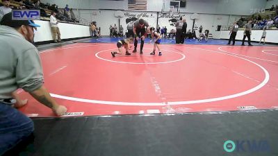 49 lbs Round Of 16 - Finnegan Adams, Miami vs Lainey Davie, Salina Wrestling Club