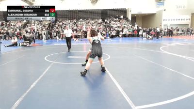 105-M lbs Round Of 16 - Emmanuel Segura, The Outsiders Wrestling Club vs Alexander Betancur, Milo Wrestling Club