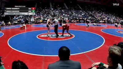 2A-175 lbs Champ. Round 1 - Owen Hammett, Pike County vs Jerick Maddox, Jordan