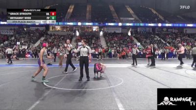 130 lbs 5th Place Match - Grace Strouth, Bulldog vs Bethanny Wiss, Piper