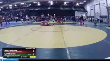 165 lbs Cons. Round 5 - James Parana, Western Colorado University vs Wyatt Lewis, Colorado School Of Mines