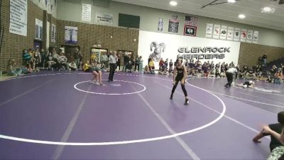 100 lbs Finals (2 Team) - Lila LaDuke, Wright vs Tyler Jackson, Burns/Pine Bluffs