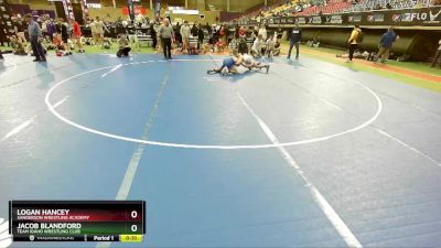 157 lbs Cons. Semi - Jacob Blandford, Team Idaho Wrestling Club vs Logan Hancey, Sanderson Wrestling Academy