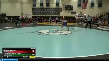 113 lbs Round 1 (4 Team) - Alleynah Ronnau, Cheyenne East vs Izak Ramirez, Fort Collins