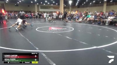 120 lbs Round 4 (6 Team) - Lewis Carter, Alabama Takedown vs Noah Rains, Team Rich Habits White