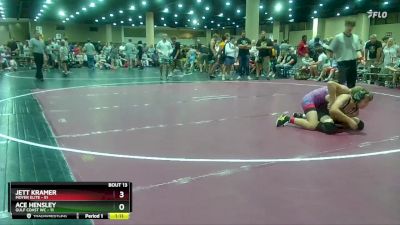 108 lbs Round 4 (8 Team) - Jett Kramer, Moyer Elite vs Ace Hensley, Gulf Coast WC