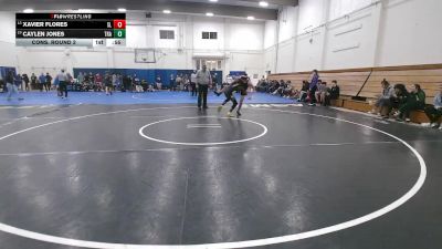 124 lbs Cons. Round 2 - Caylen Jones, Tracy vs Xavier Flores, San Leandro