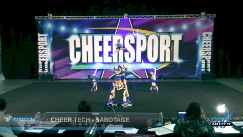 Cheer Tech - Sabotage [2022 L3 Senior - D2 Day 1] 2022 CHEERSPORT Council Bluffs Classic