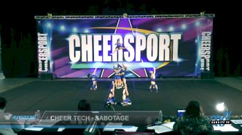 Cheer Tech - Sabotage [2022 L3 Senior - D2 Day 1] 2022 CHEERSPORT Council Bluffs Classic