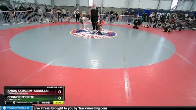 93 lbs Cons. Semi - Amias Satiacum-Abdullah, Team Aggression WC vs Connor McCrite, Lakeland WC