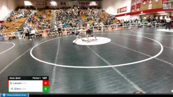 120 lbs Cons. Semi - Danner Glanz, Worland Middle School vs Bradlee Lassen, Powell Middle School